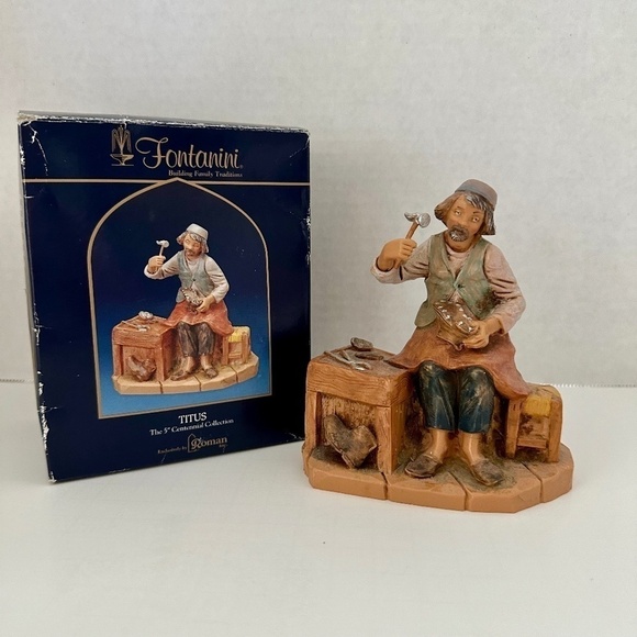 Fontanini Other - Fontanini Figure Shoemaker Titus 5" Centennial Collection with Box